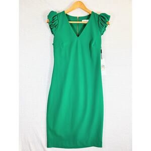 Calvin Klein | Dresses | Calvin Klein Womens Shift Dress With  Goldtonehardware Size Sp 3 | Poshmark